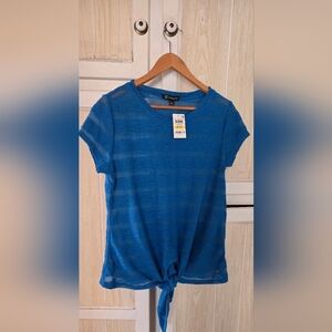 INC International Concepts Blue Women's Top